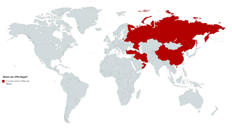 Countries where VPNs are Banned and Why