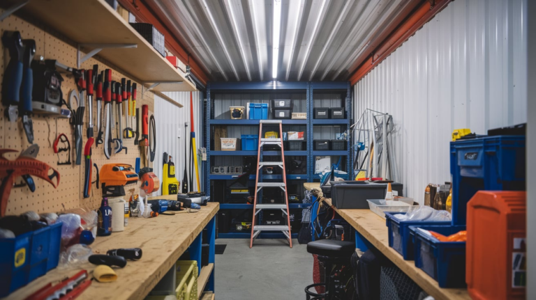 can you use self storage as a workshop
